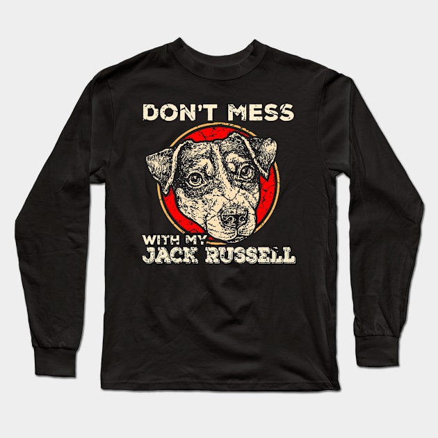 Funny Jack Russell Long Sleeve T-Shirt by Mila46